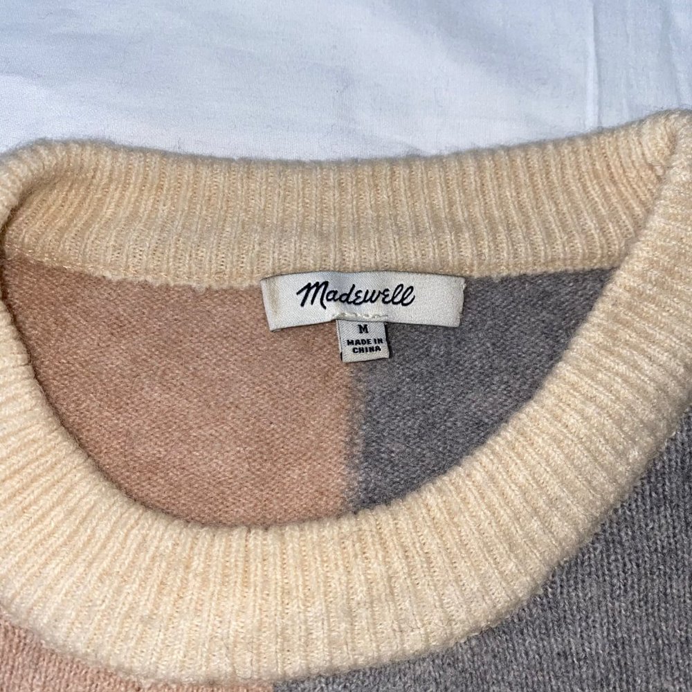 Madewell Westlake Colorblock Pullover Sweater - Picture 2 of 5